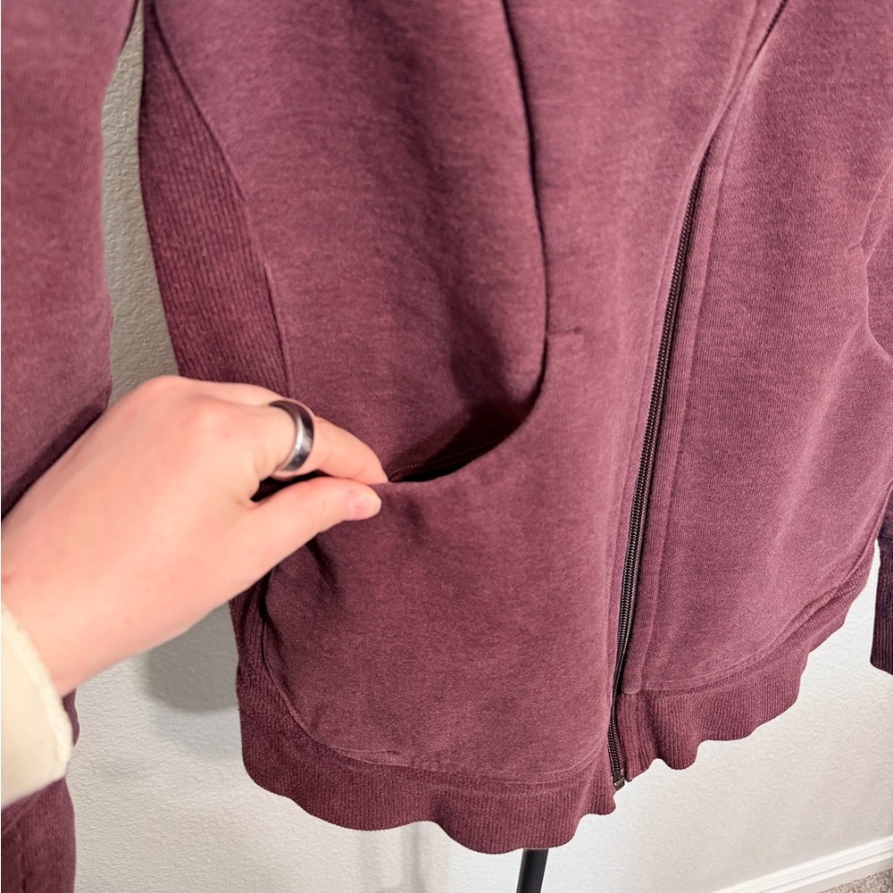 Lululemon ‘Cozy Cuddle Up’ Full Zip Warm Thick Fleece Jacket - Women’s 8 - Picture 9 of 12